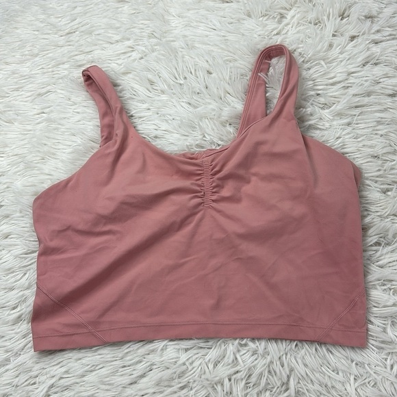Lululemon Align Gathered-Front Tank Top Pink Puff - Picture 1 of 4